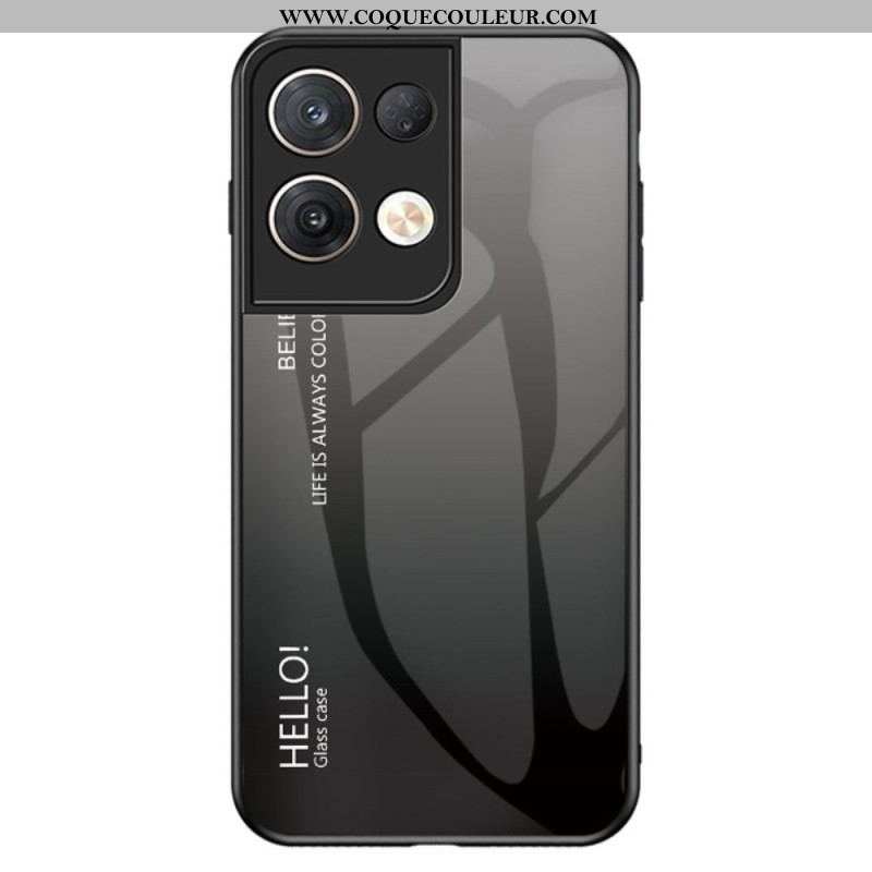 Coque Oppo Reno 8 Pro Verre Trempé Hello