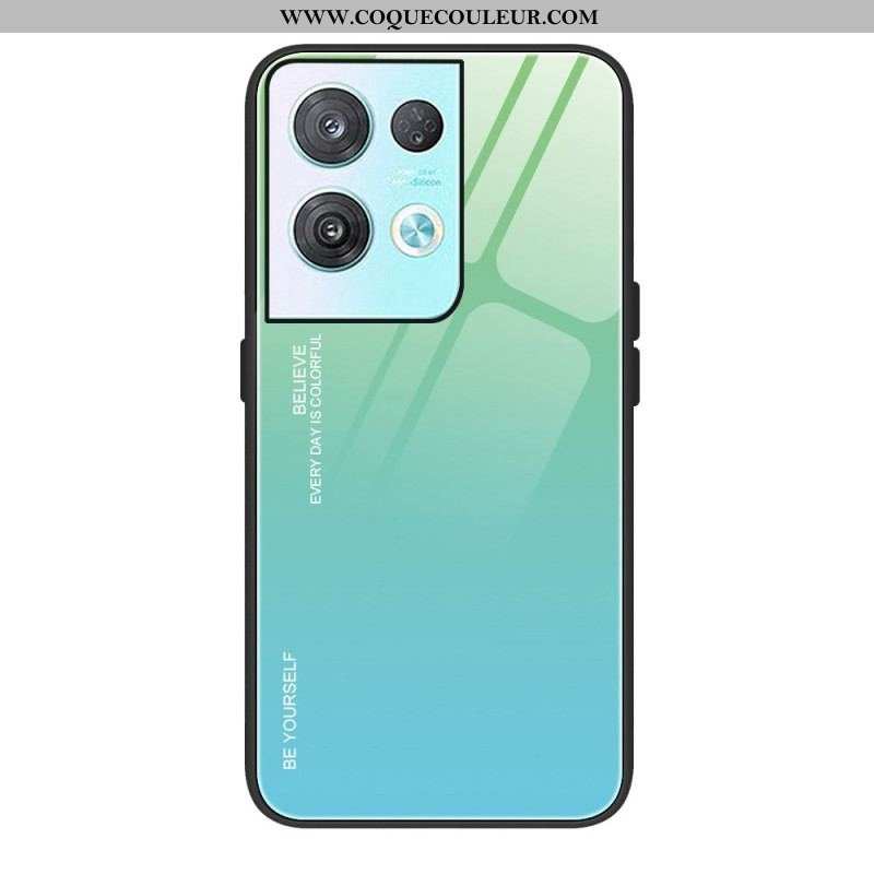 Coque Oppo Reno 8 Pro Verre Trempé Believe