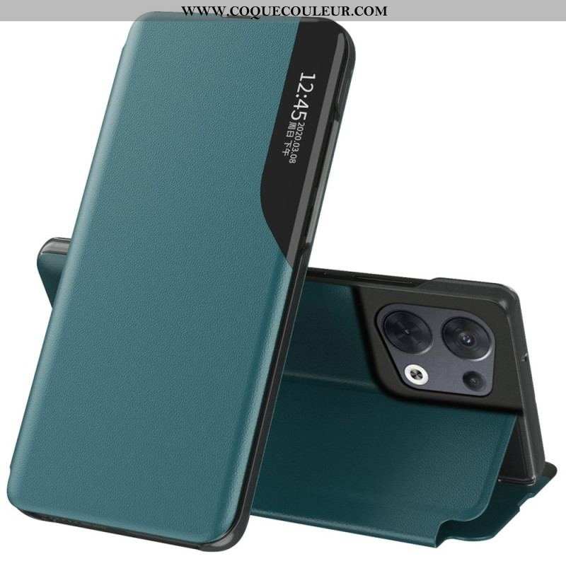 View Cover Oppo Reno 8 Pro Simili Cuir