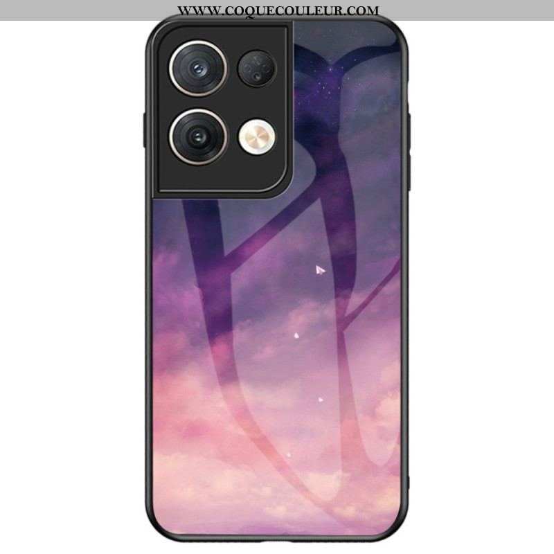 Coque Oppo Reno 8 Pro Verre Trempé Motif