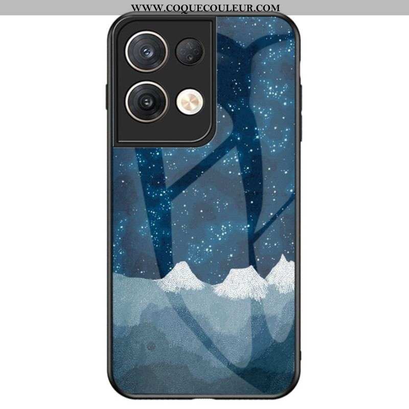 Coque Oppo Reno 8 Pro Verre Trempé Motif