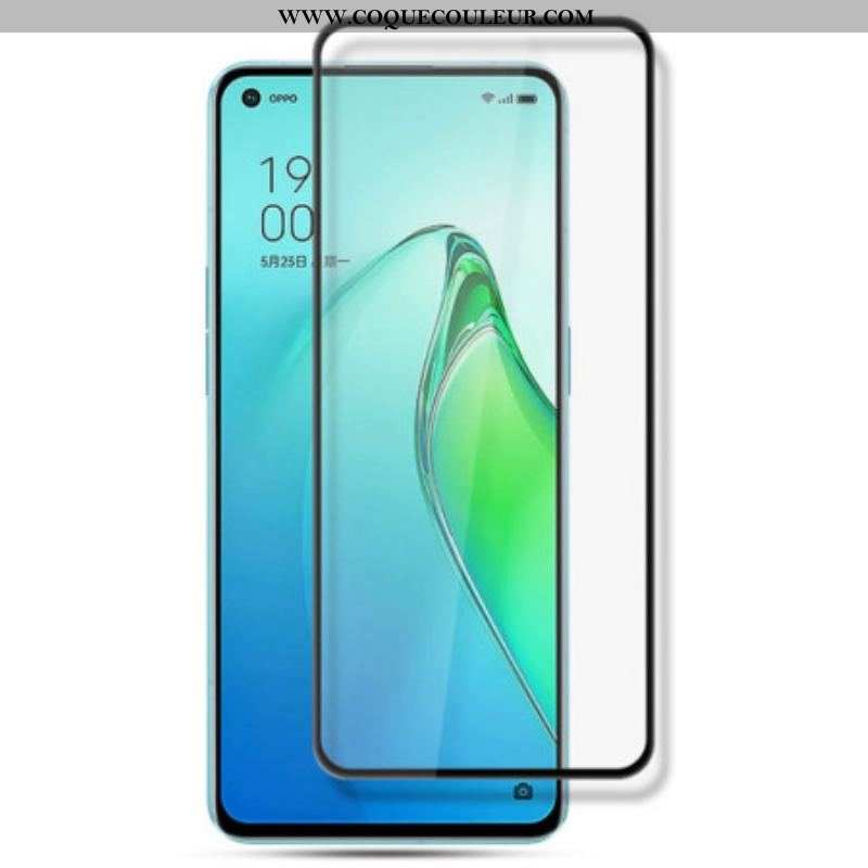 Protection Écran Verre Trempé Contours Noirs Oppo Reno 8 Pro