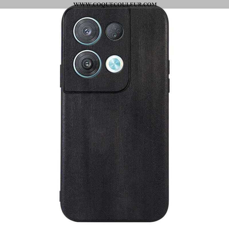 Coque Oppo Reno 8 Pro Simili Cuir Texturé