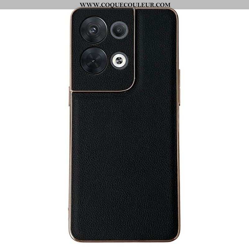 Coque Oppo Reno 8 Pro Vrai Cuir Premium