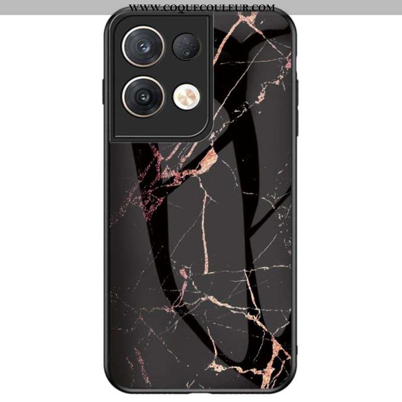 Coque Oppo Reno 8 Pro Verre Trempé Marbre