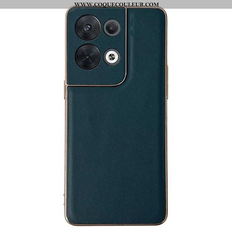 Coque Oppo Reno 8 Pro Véritable Cuir Premium