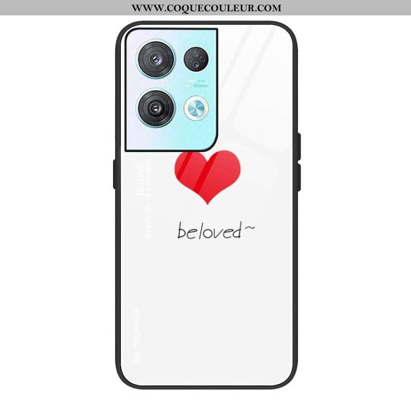 Coque Oppo Reno 8 Pro Verre Trempé Coeur