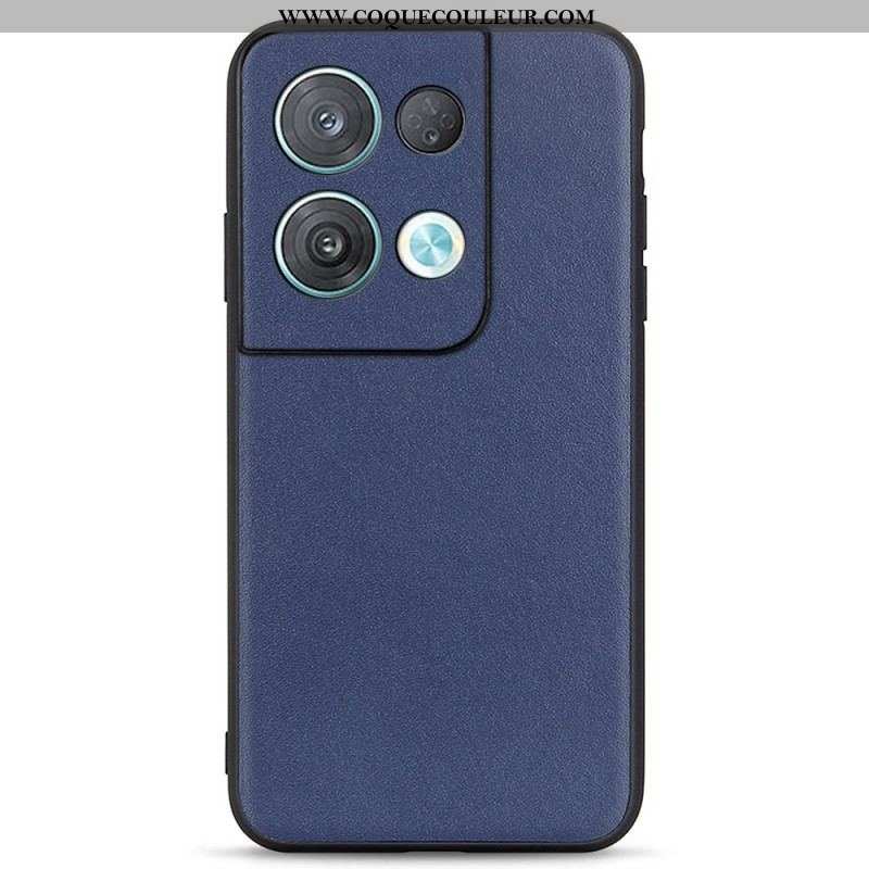 Coque Oppo Reno 8 Pro Vrai Cuir