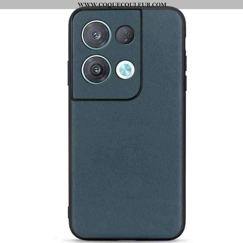 Coque Oppo Reno 8 Pro Vrai Cuir