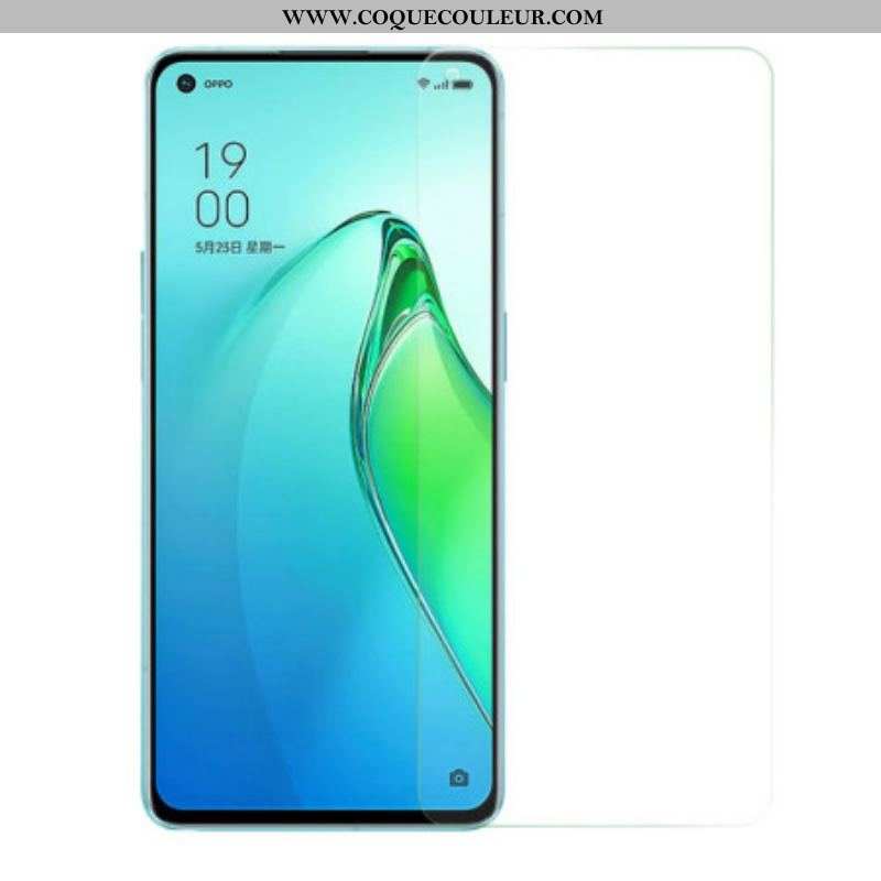 Protection en verre trempé HD pour l'écran du Oppo Reno 8 Pro