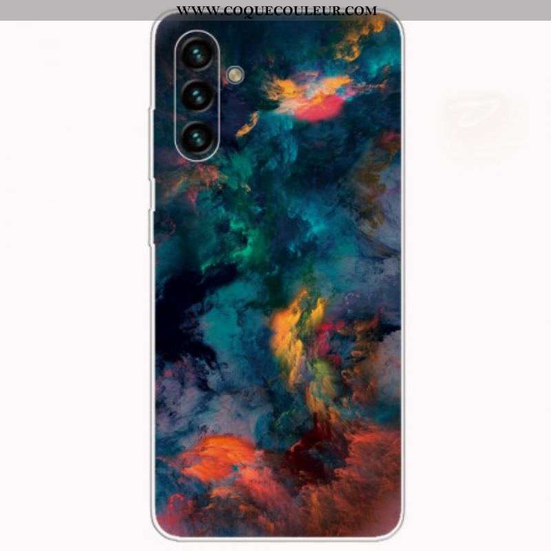 Coque Samsung Galaxy A13 5G / A04s Nuages Colorés