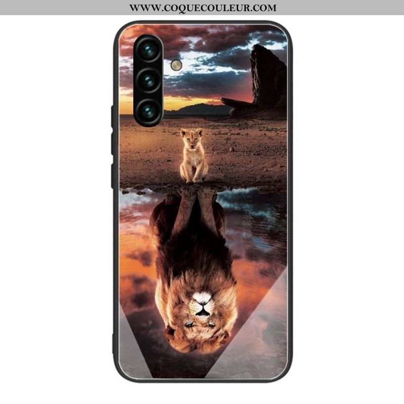 Coque Samsung Galaxy A13 5G / A04s Verre Trempé Rêve de Lionceau