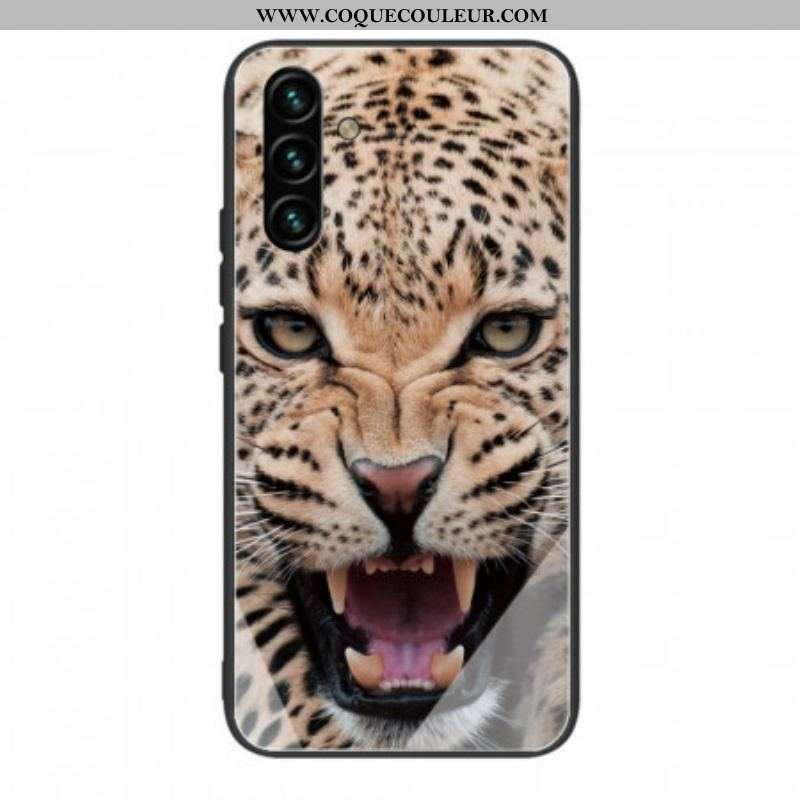 Coque Samsung Galaxy A13 5G / A04s Verre Trempé Léopard