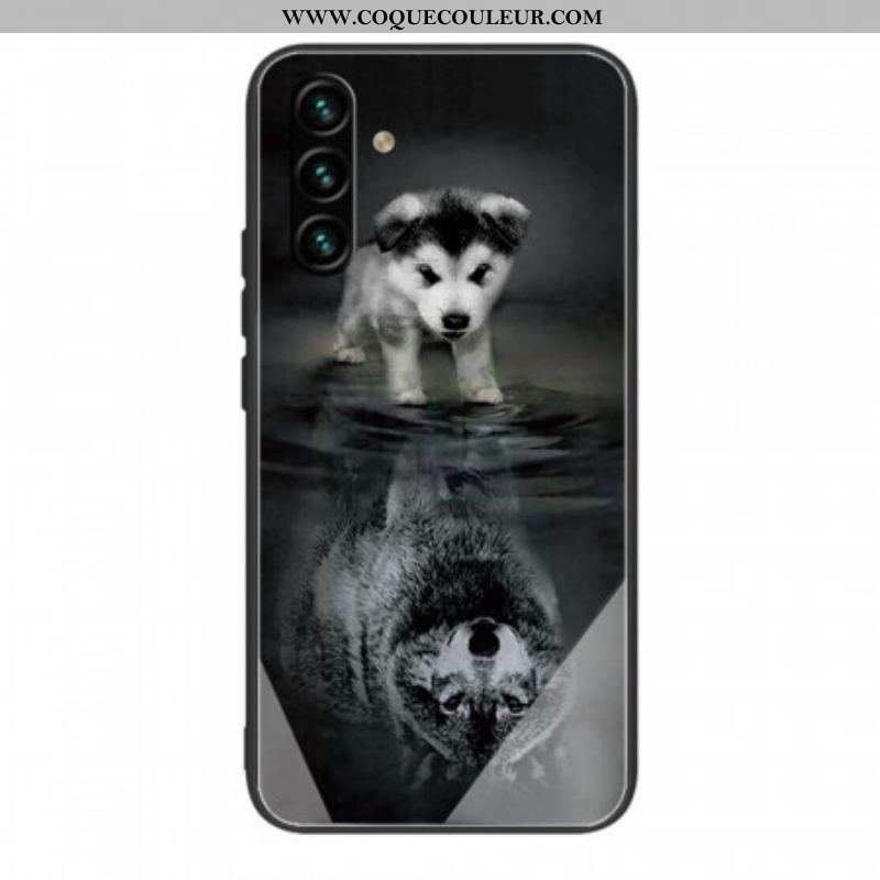 Coque Samsung Galaxy A13 5G / A04s Verre Trempé Rêve de Chiot
