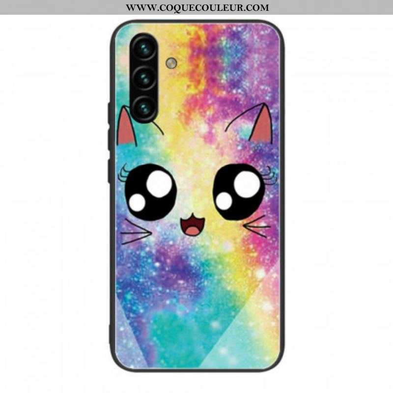 Coque Samsung Galaxy A13 5G / A04s Verre Trempé Chat