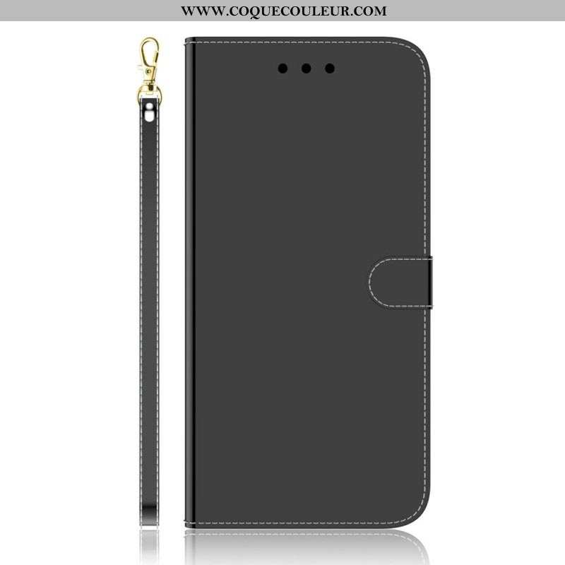 Housse Samsung Galaxy A13 5G / A04s Simili Cuir Couverture Miroir