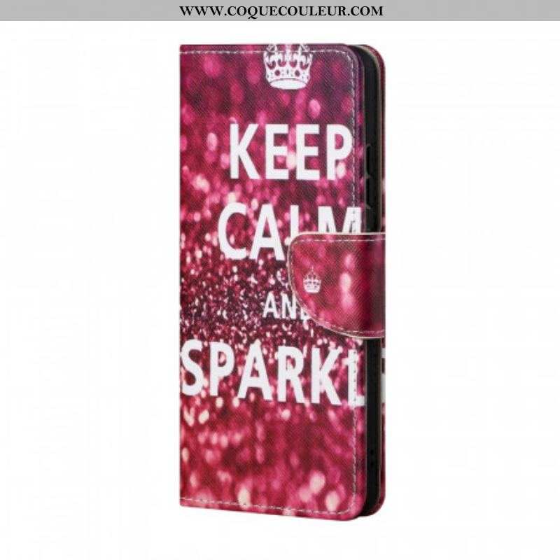 Housse Samsung Galaxy A13 5G Keep Calm and Sparkle