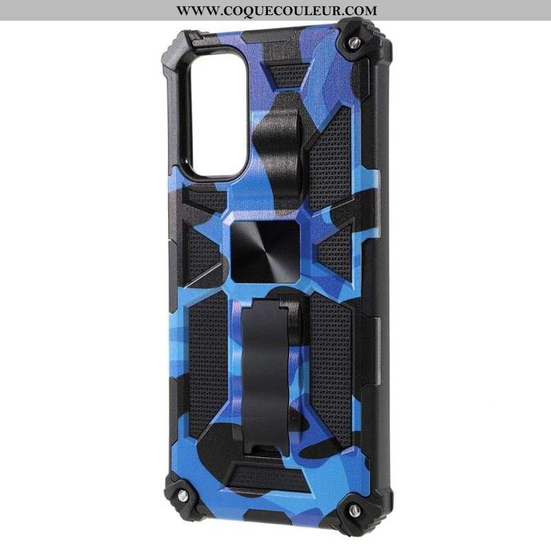 Coque Samsung Galaxy A13 5G / A04s Camouflage Support Amovible