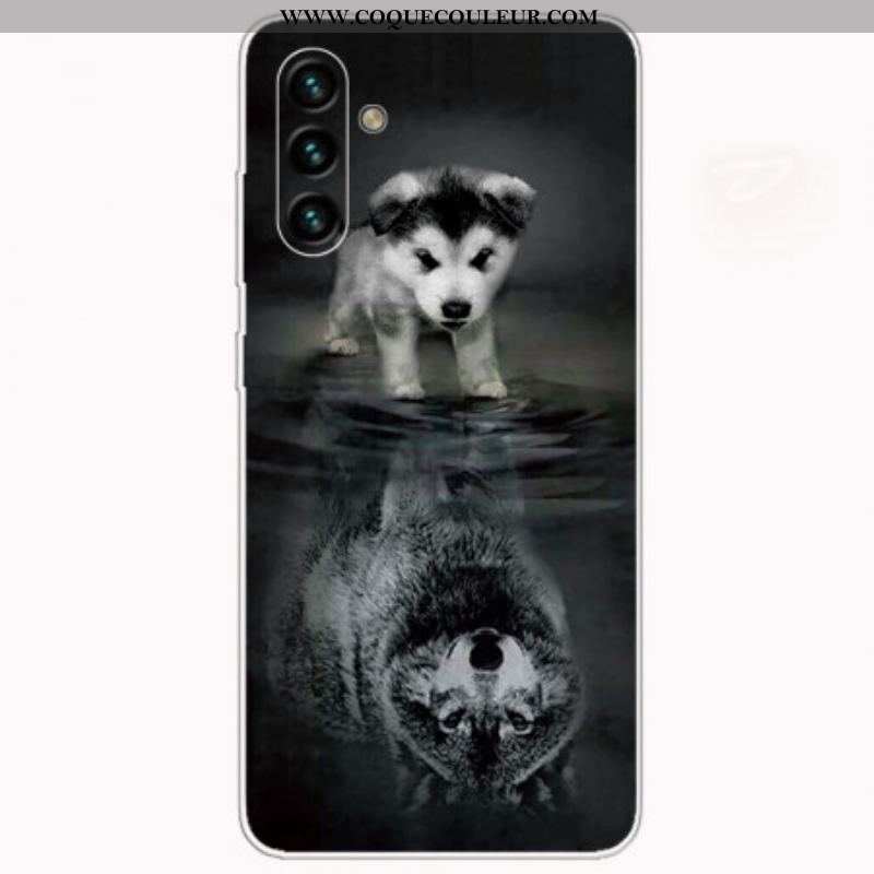 Coque Samsung Galaxy A13 5G / A04s Rêve de Chiot