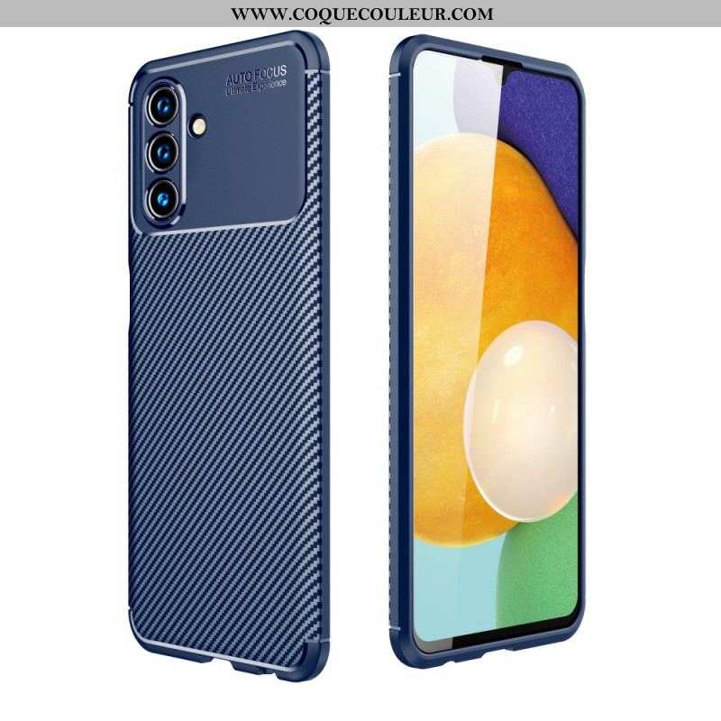 Coque Samsung Galaxy A13 5G Texture Fibre Carbone Flexible