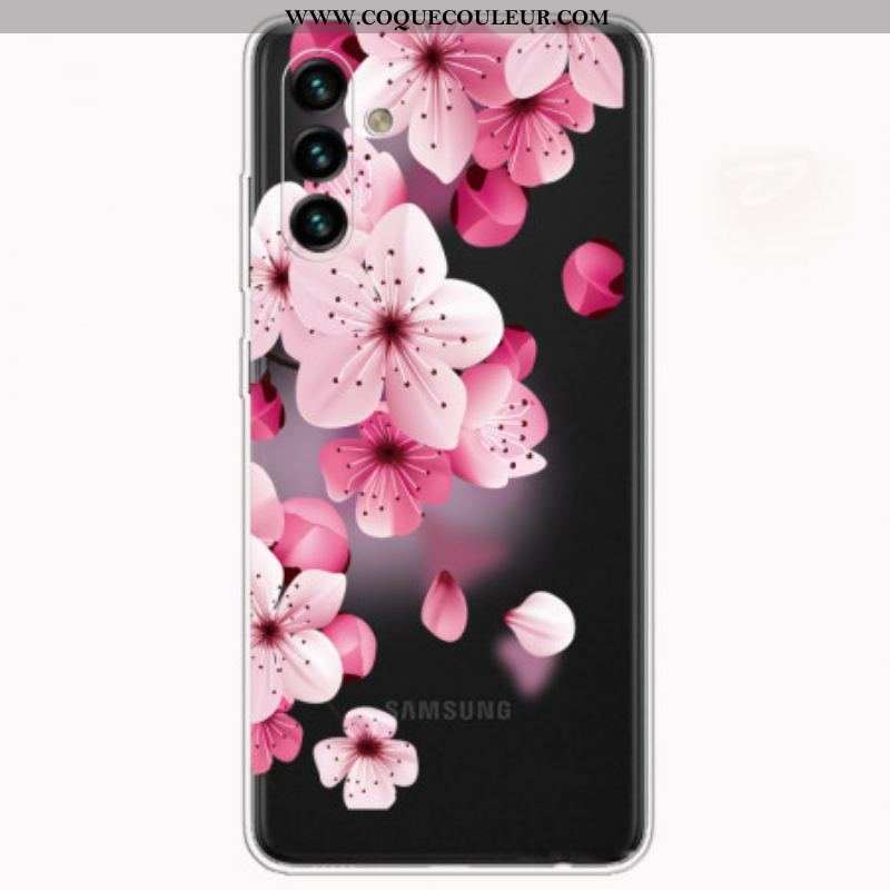 Coque Samsung Galaxy A13 5G / A04s Petites Fleurs Roses