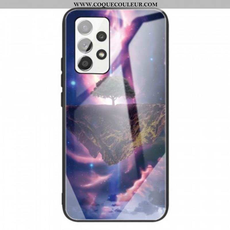 Coque Samsung Galaxy A13 Verre Trempé Arbre du Monde