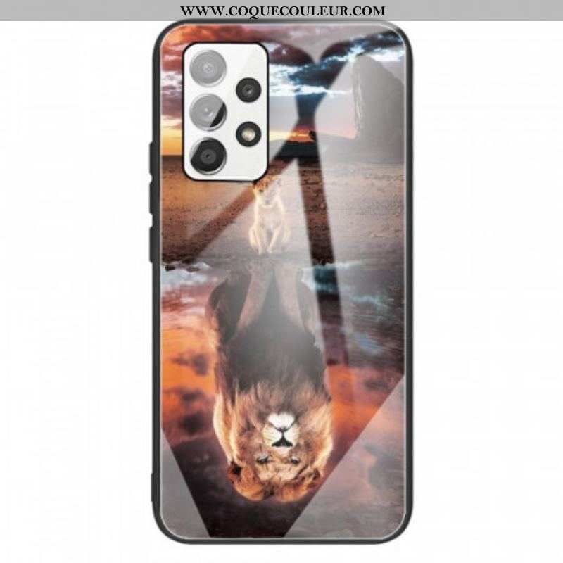 Coque Samsung Galaxy A13 Verre Trempé Rêve de Lionceau