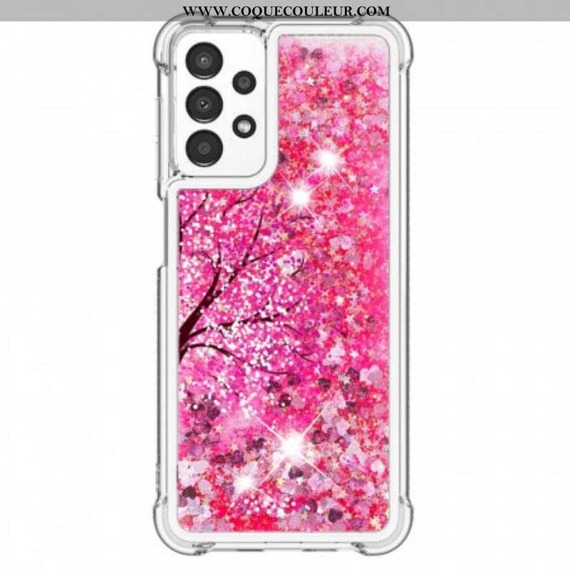 Coque Samsung Galaxy A13 Arbre Paillettes