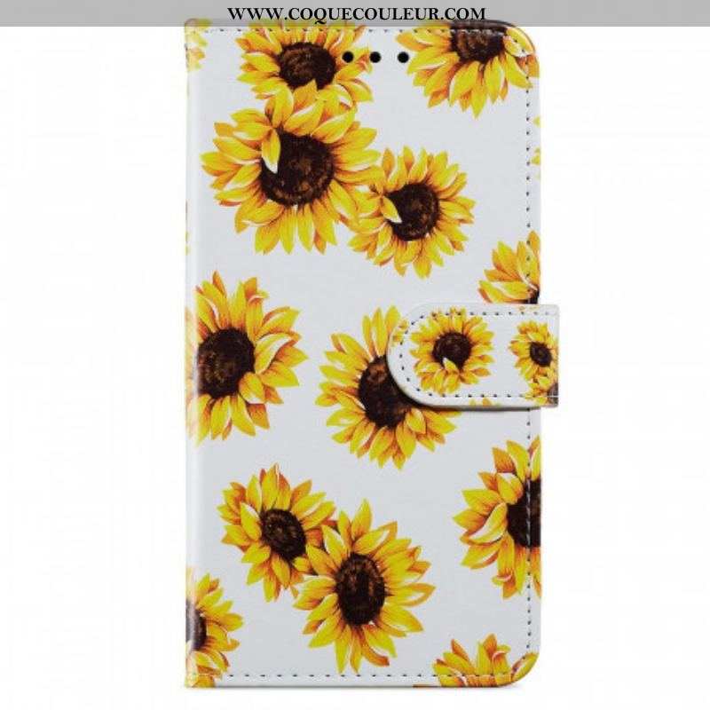 Housse Samsung Galaxy A13 Tournesols