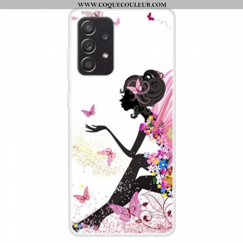 Coque Samsung Galaxy A13 Butterfly Lady