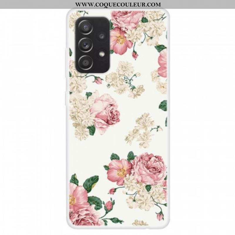 Coque Samsung Galaxy A13 Fleurs Liberty