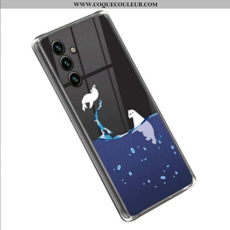 Coque Samsung Galaxy A14 5G / A14 Transparente Jeux de Mer