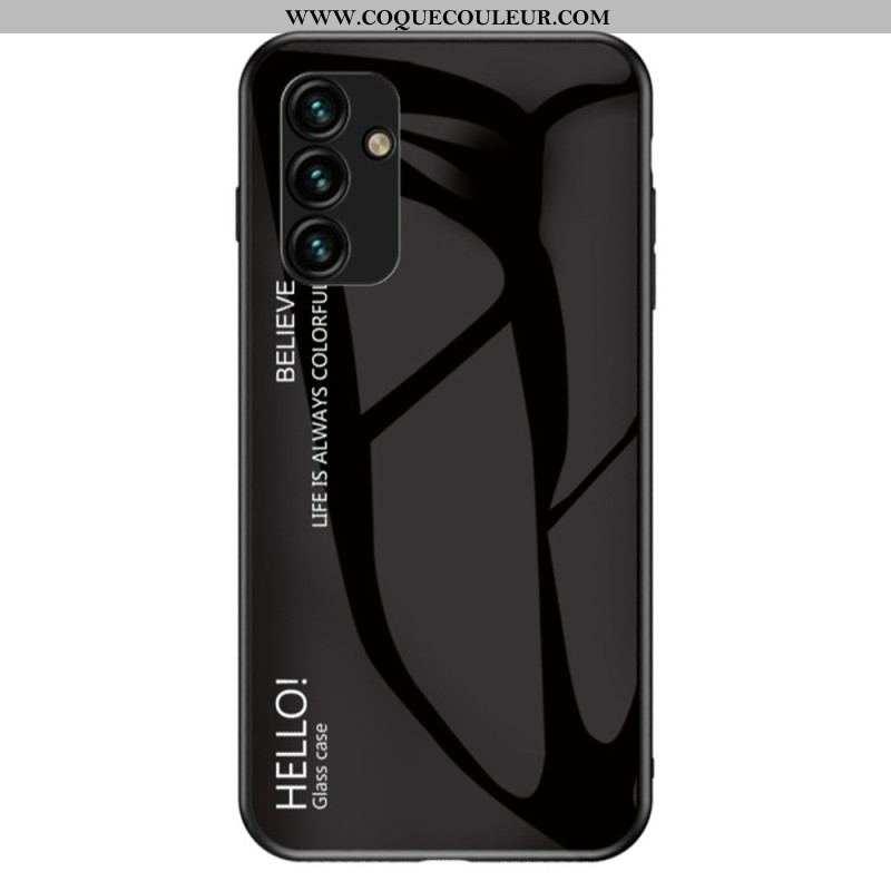 Coque Samsung Galaxy A14 5G / A14 Verre Trempé Hello