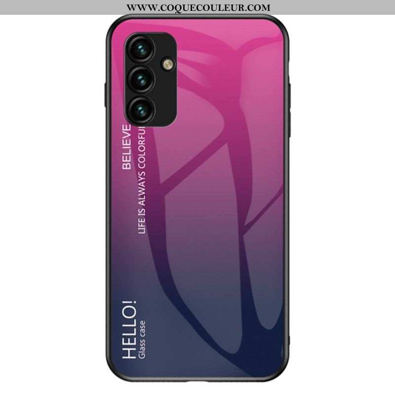 Coque Samsung Galaxy A14 5G / A14 Verre Trempé Hello