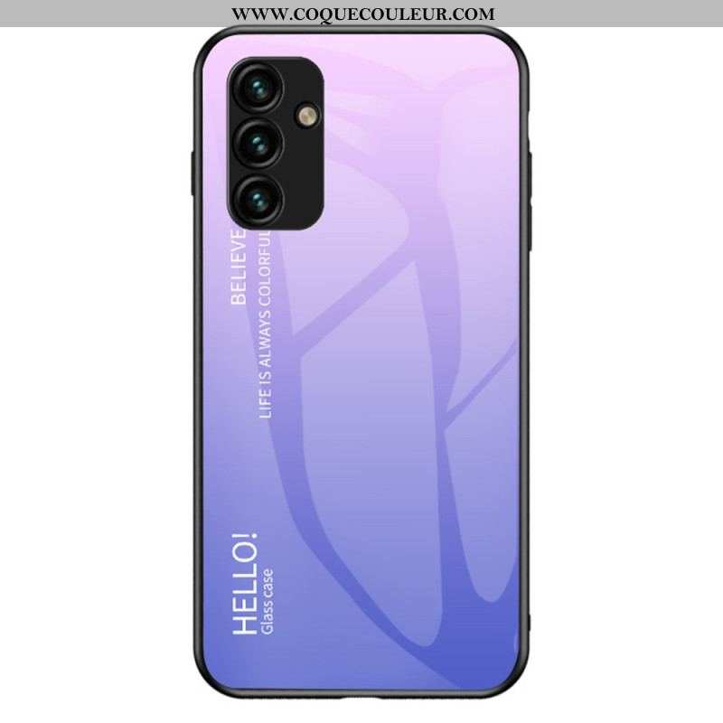 Coque Samsung Galaxy A14 5G / A14 Verre Trempé Hello