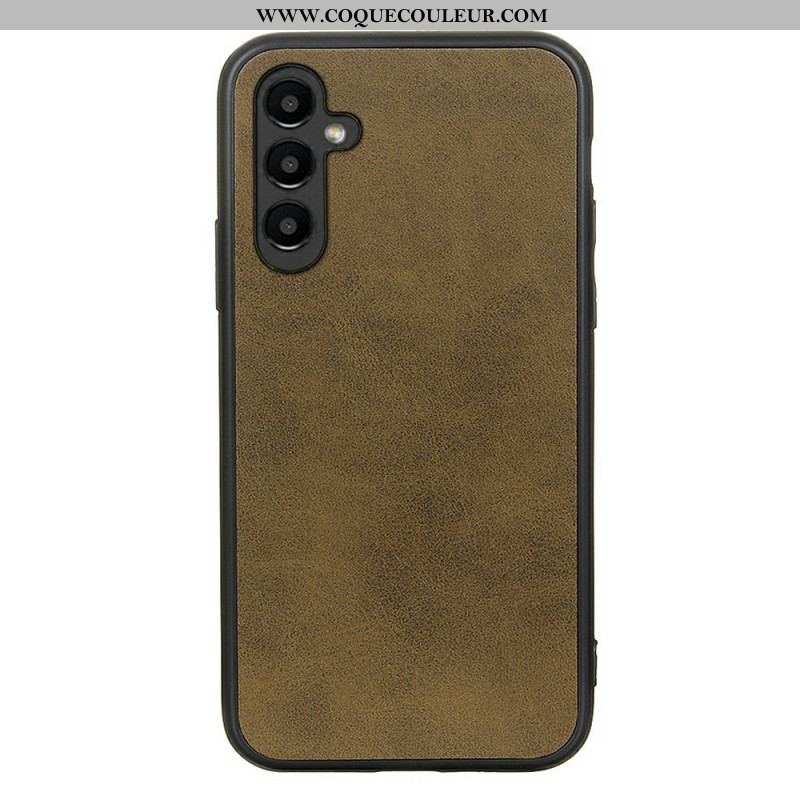 Coque Samsung Galaxy A14 5G / A14 Effet Cuir Look Raffiné