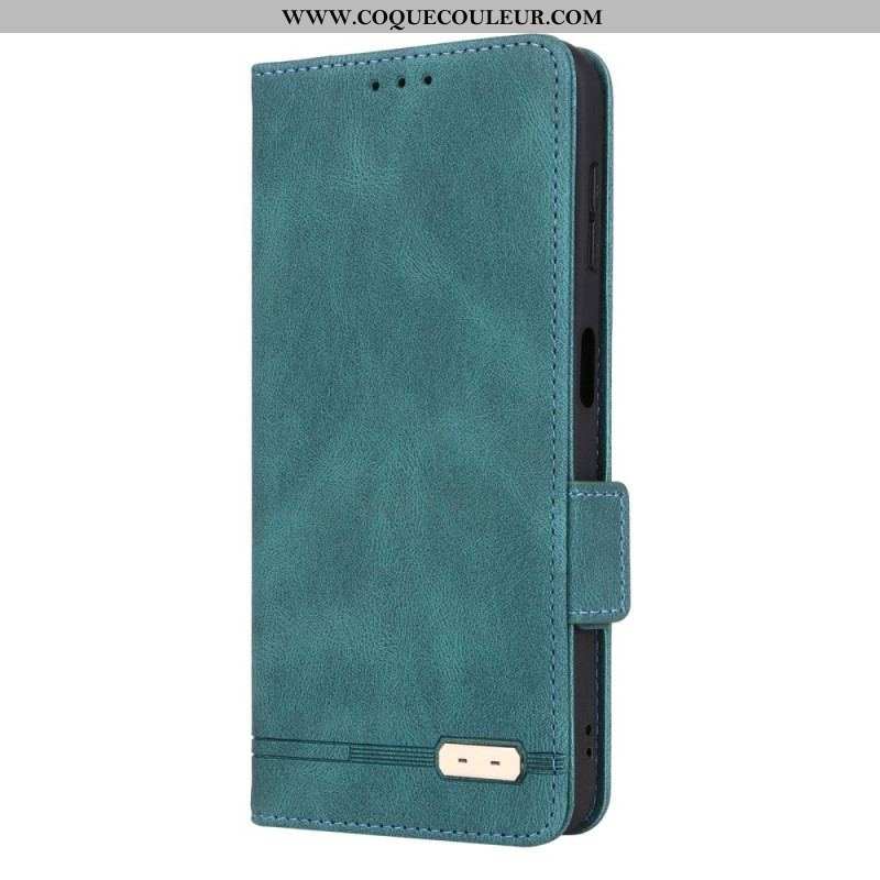 Flip Cover Samsung Galaxy A14 5G / A14 Texture Cuir