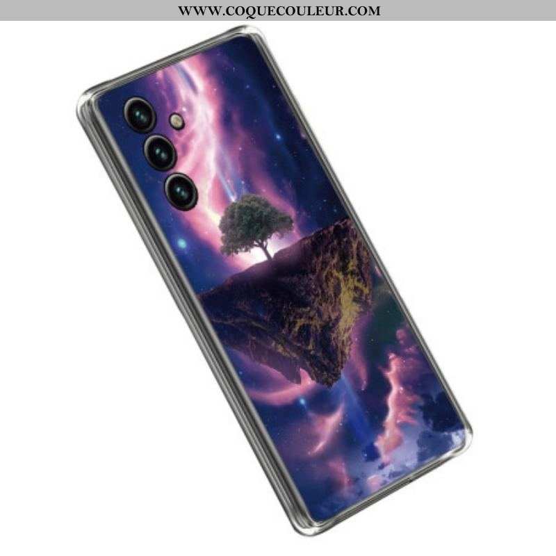 Coque Samsung Galaxy A14 5G / A14 Silicone Arbre Futuriste