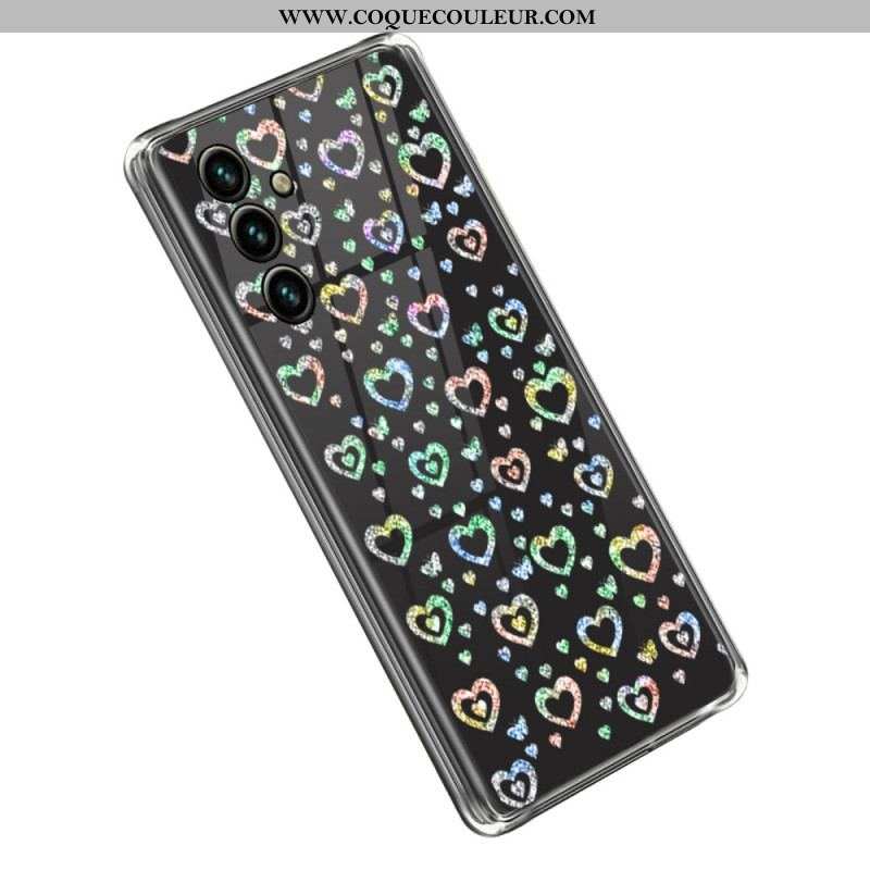 Coque Samsung Galaxy A14 5G / A14  Étoiles / Coeurs