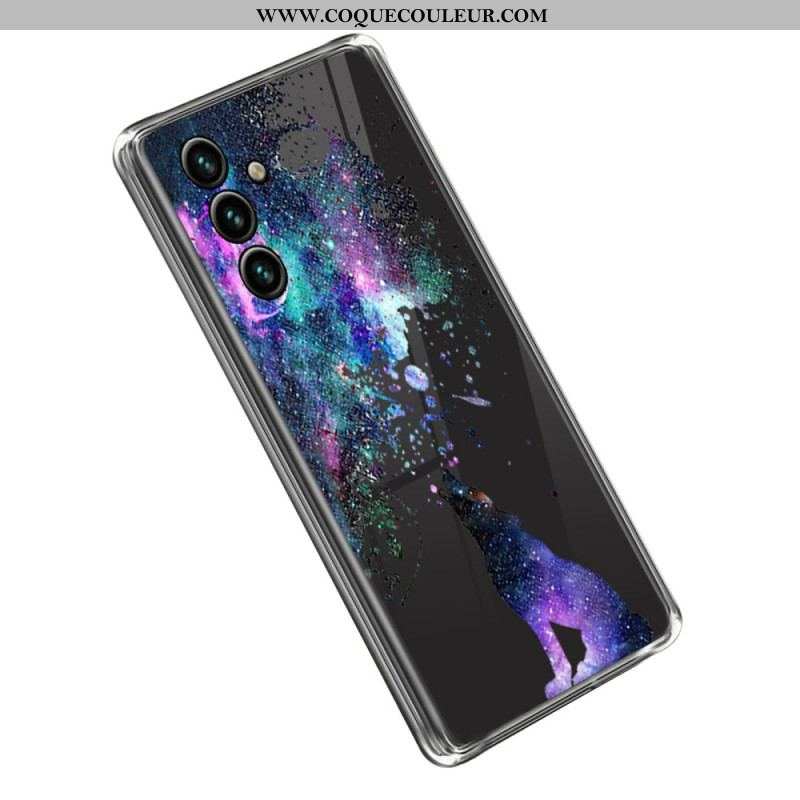 Coque Samsung Galaxy A14 5G / A14 Transparente Loup Sauvage