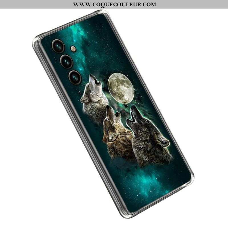 Coque Samsung Galaxy A14 5G / A14 Transparente Loup Sauvage