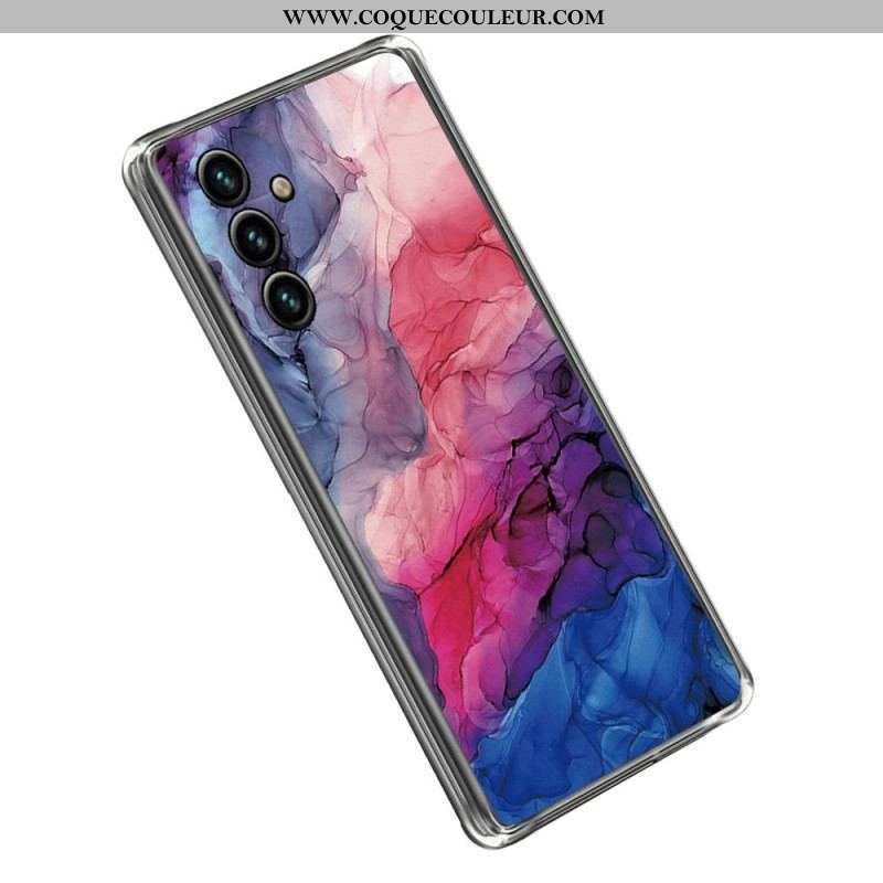 Coque Samsung Galaxy A14 5G / A14 Marbre Aquarelle