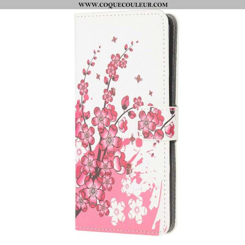 Housse Samsung Galaxy A42 5G Tropical Flowers