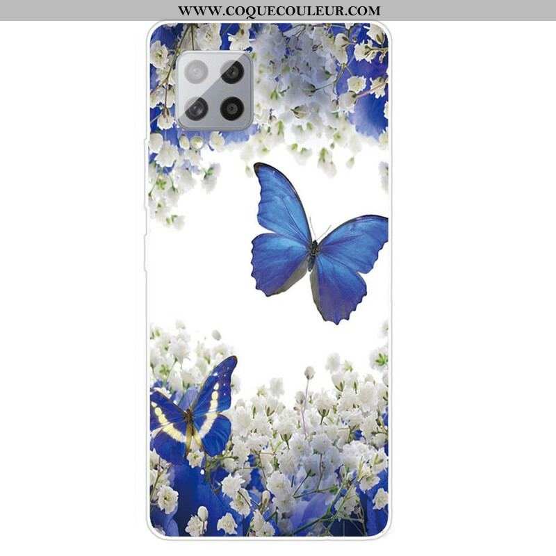 Coque Samsung Galaxy A42 5G Papillons Design