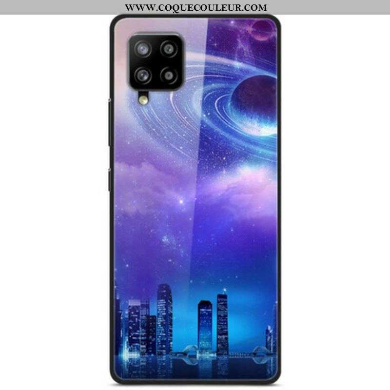 Coque Samsung Galaxy A42 5G Verre et Silicone Ville