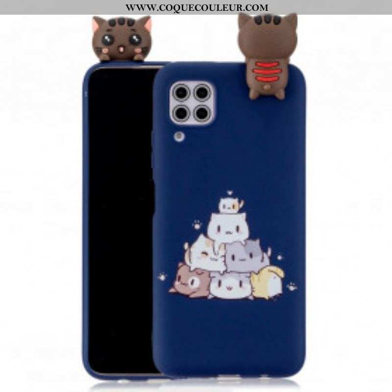 Coque Samsung Galaxy A42 5G Tas de Chats 3D