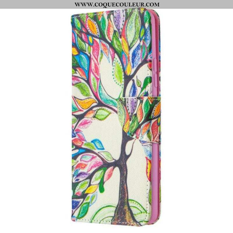 Housse Samsung Galaxy A42 5G Arbre Coloré