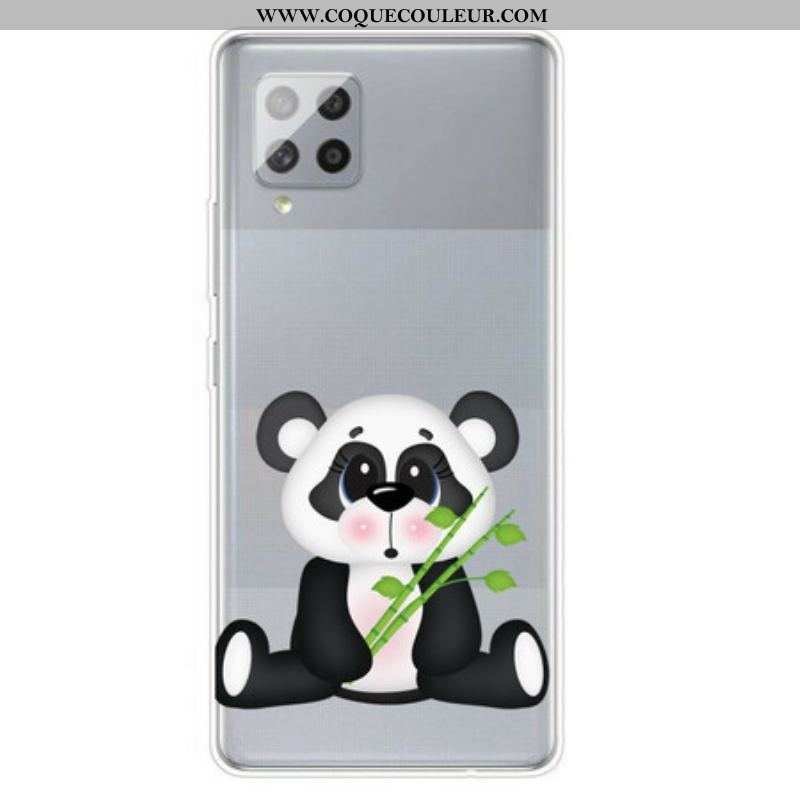 Coque Samsung Galaxy A42 5G Transparente Panda Triste