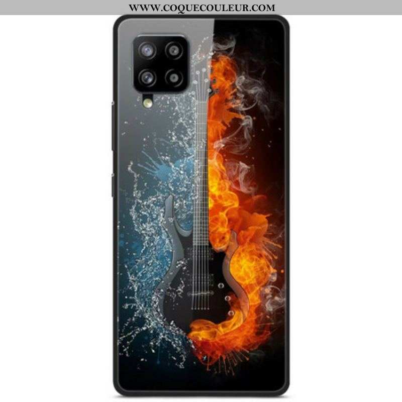 Coque Samsung Galaxy A42 5G Verre Trempé Guitare