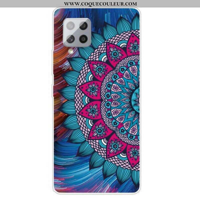 Coque Samsung Galaxy A42 5G Mandala Coloré